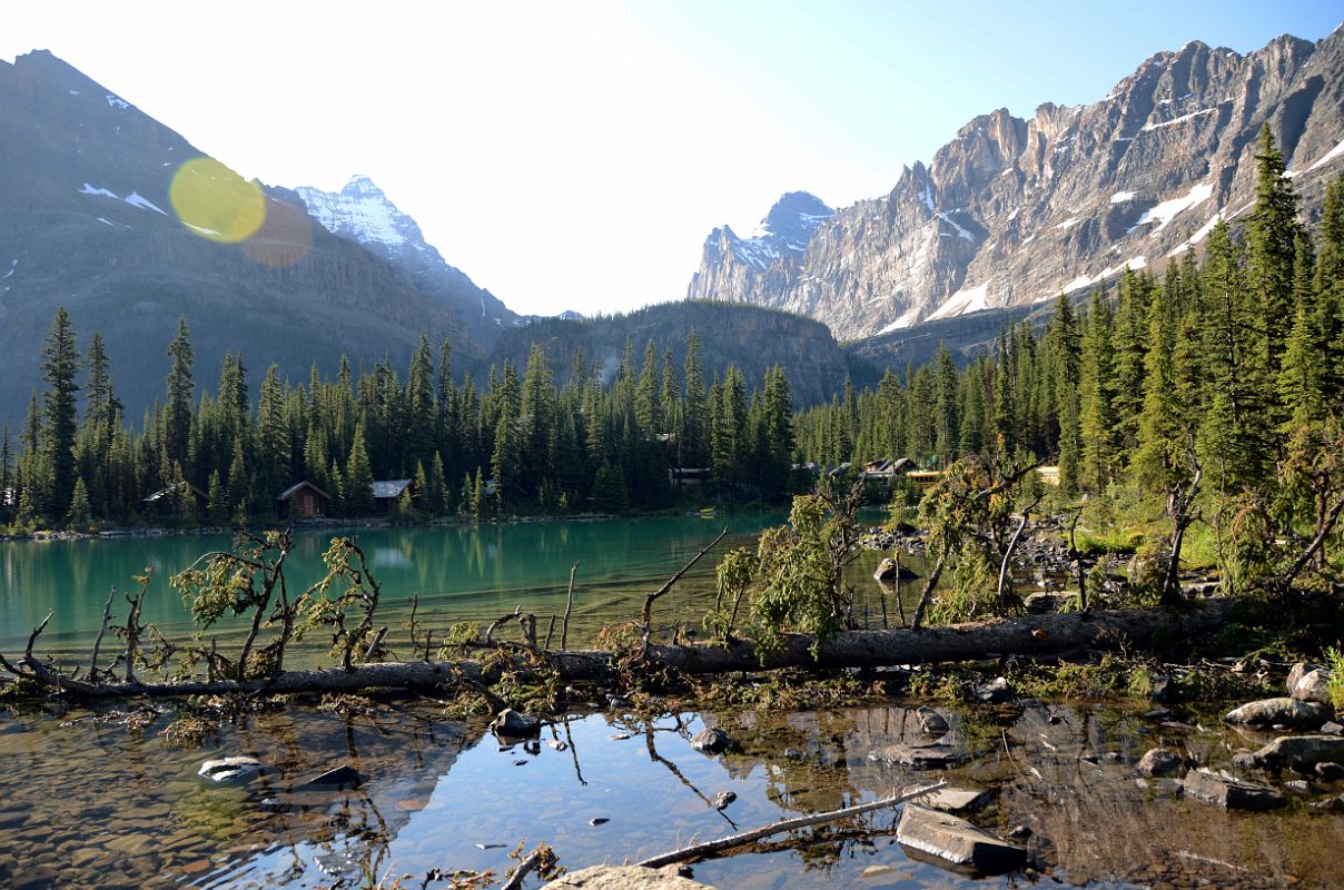 07 Yukness Mountain, Mount Biddle, Schaffer Ridge Above Lake O-Hara Morning